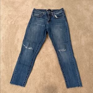 Highway Jeans Women's Dark Blue Ripped Skinny Jeans